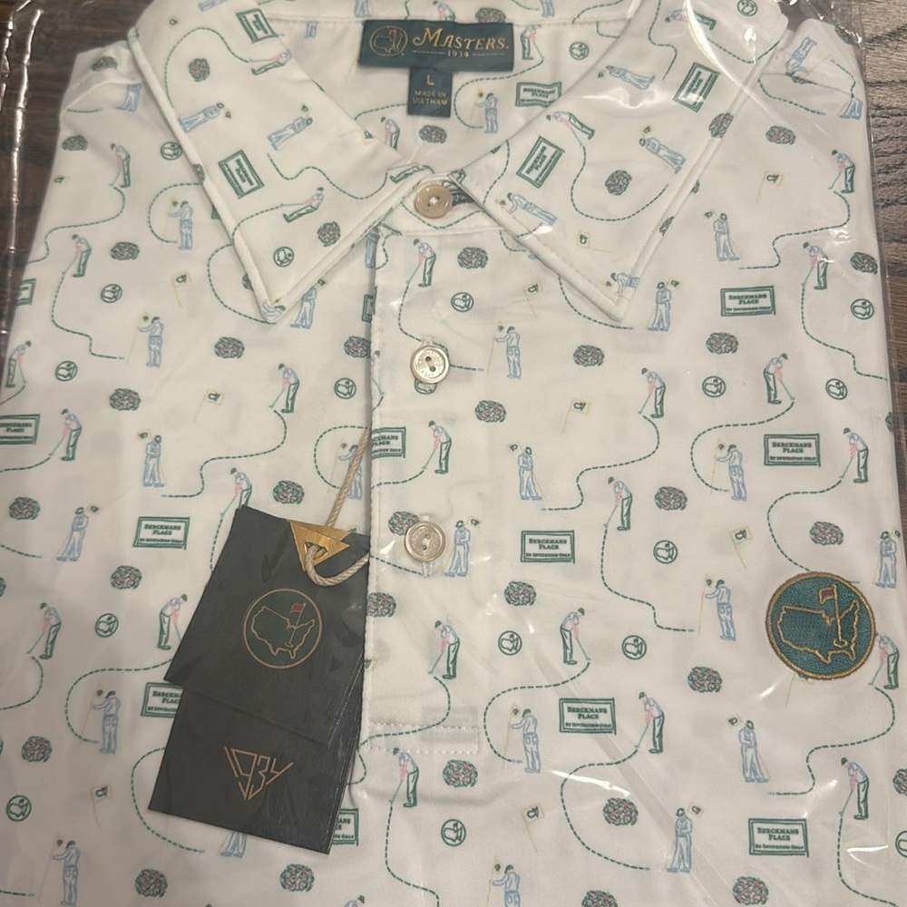 NWT - RARE - Masters - exclusive purchase at Berckmans Place - Men's Polo - Picture 3 of 5